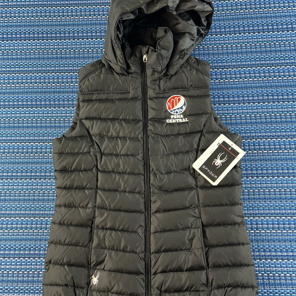 Spyder Supreme Puffer Vest Womens Medium Black BRANDED NEW Ladies #6562